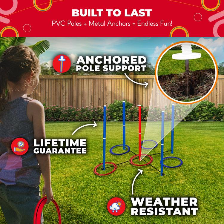 Brookstone King Toss™ | Giant Ring Toss Game For Kids And Adults