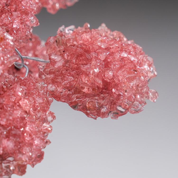 Brookstone Large - Genuine Rose Quartz Clustered Gemstone Tree On Rose Quartz Matrix (The Eternal Love Tree)