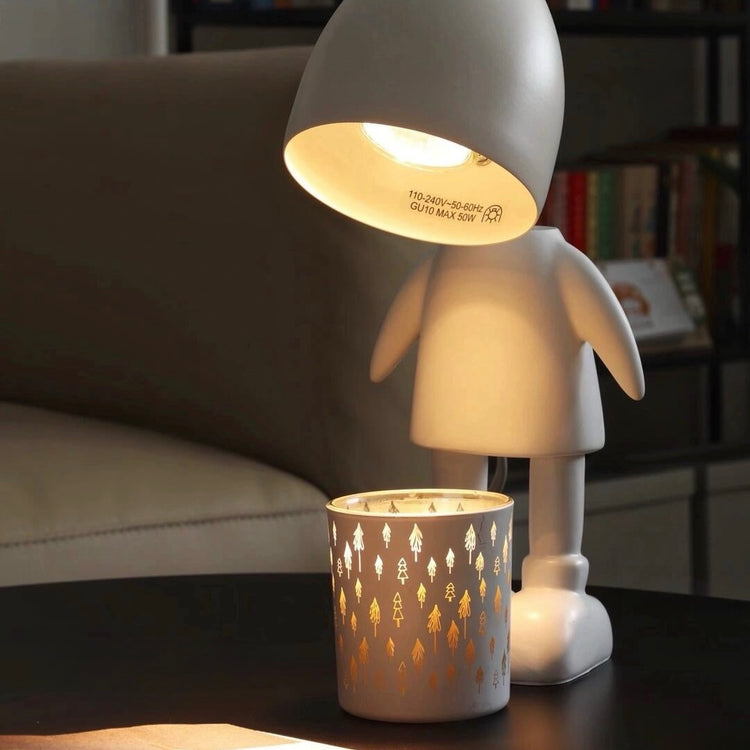 Brookstone Lil Robot Electric Candle Warmer Lamp For Large Candles By INSPECIAL HOME