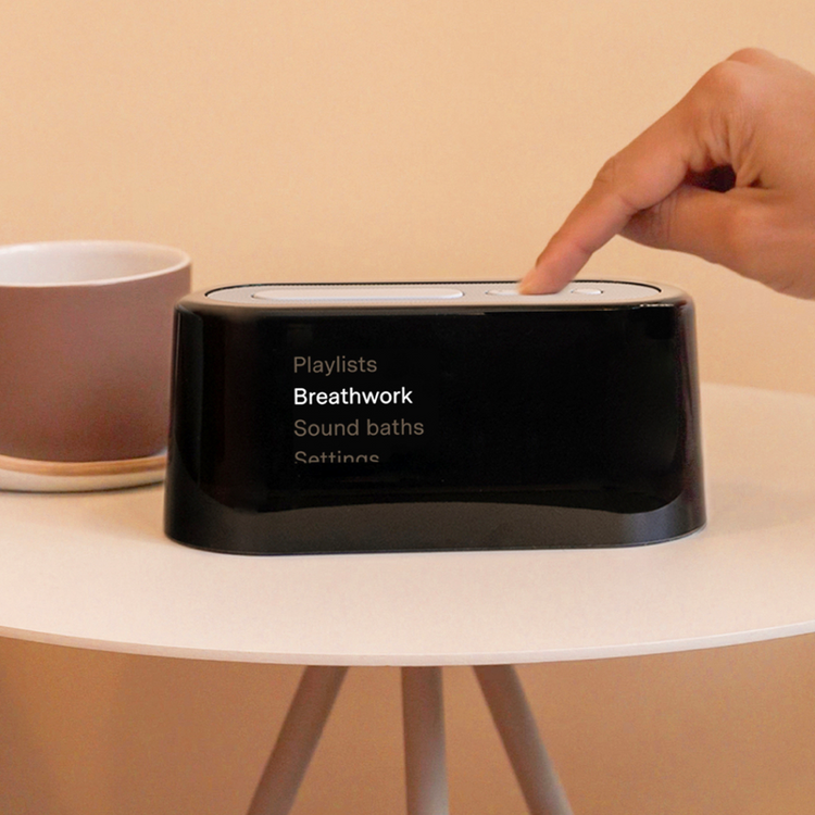 Brookstone Loftie Smart Digital Alarm Clock With Sleep Sounds And Bluetooth Speaker