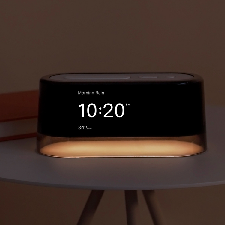 Brookstone Loftie Smart Digital Alarm Clock With Sleep Sounds And Bluetooth Speaker