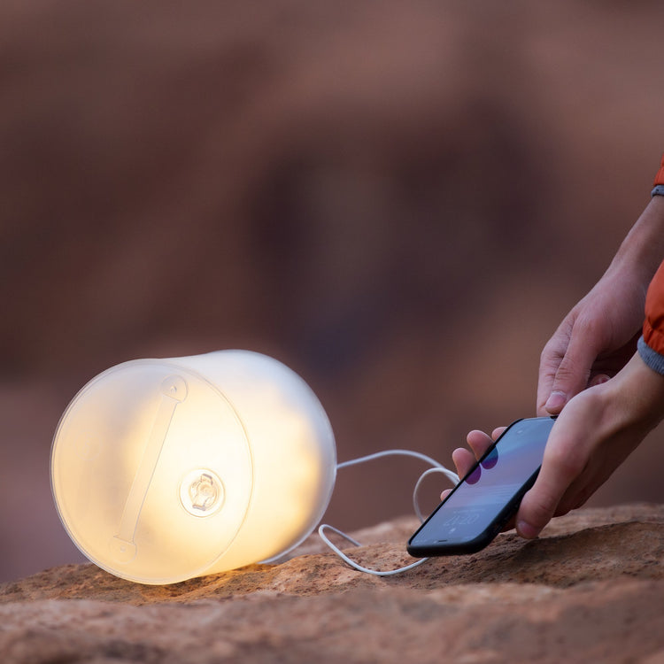 Brookstone Luci Base: Solar Inflatable Lantern + Power Bank