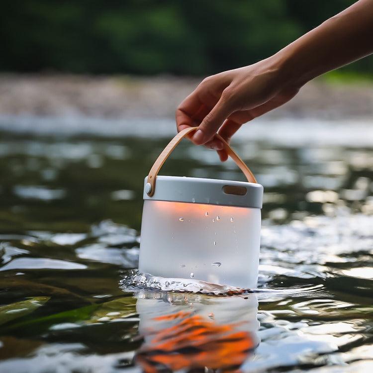 brookstone Luci Connect: Solar Inflatable Lantern + Charger