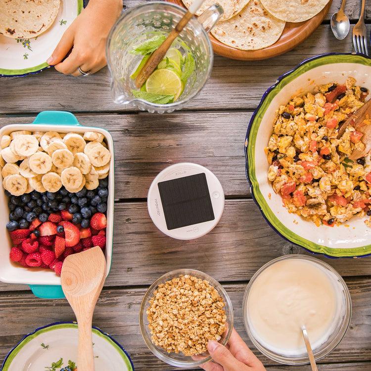 Brookstone Luci Explore: Solar Portable Light + Speaker