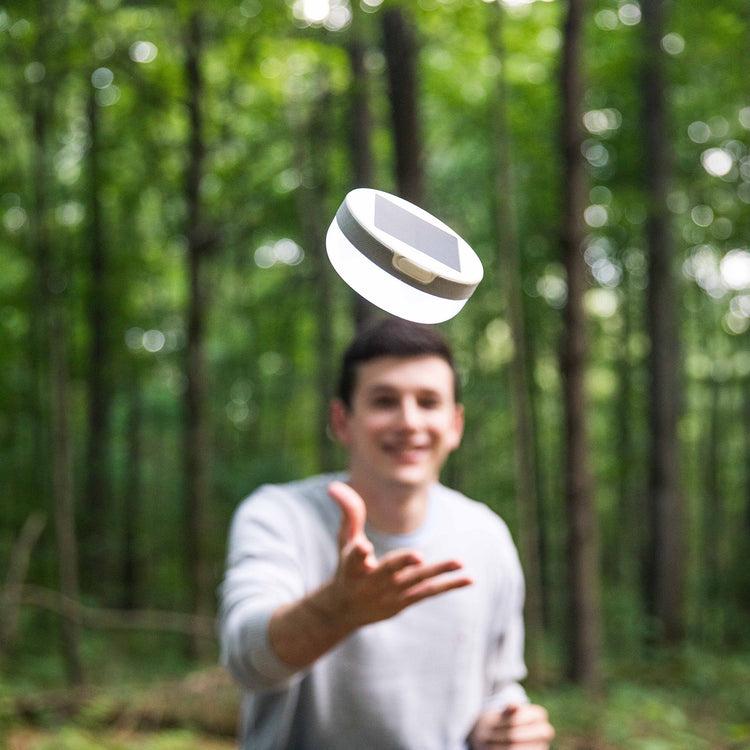 Brookstone Luci Explore: Solar Portable Light + Speaker