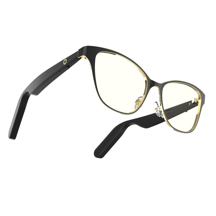 brookstone Lucyd Electra Blue Light Bluetooth Smart Glasses