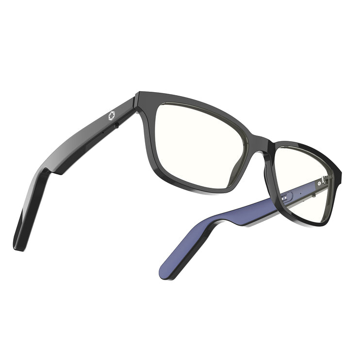 brookstone Lucyd Fusion Blue Light Bluetooth Smart Glasses
