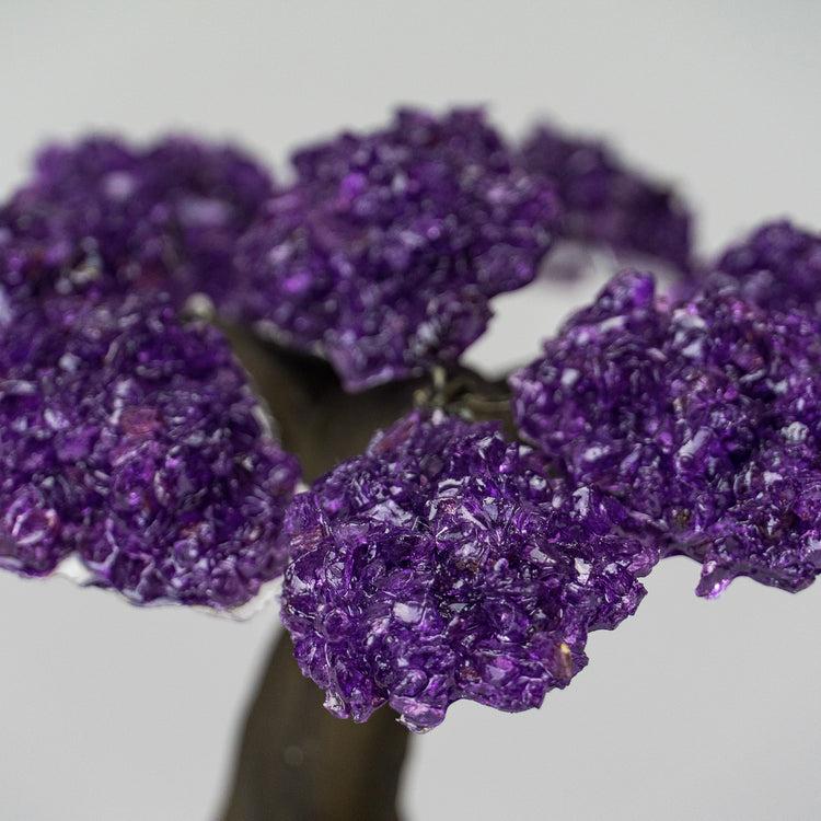 Brookstone Medium - Amethyst Clustered Gemstone Tree On Amethyst Matrix (The Protection Tree)