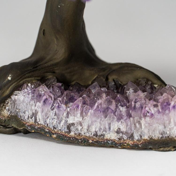 Brookstone Medium - Amethyst Clustered Gemstone Tree On Amethyst Matrix (The Protection Tree)