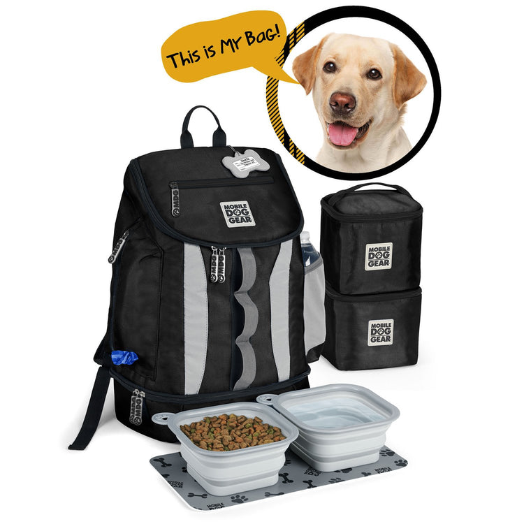 brookstone Mobile Dog Gear Drop Bottom Week Away® Backpack