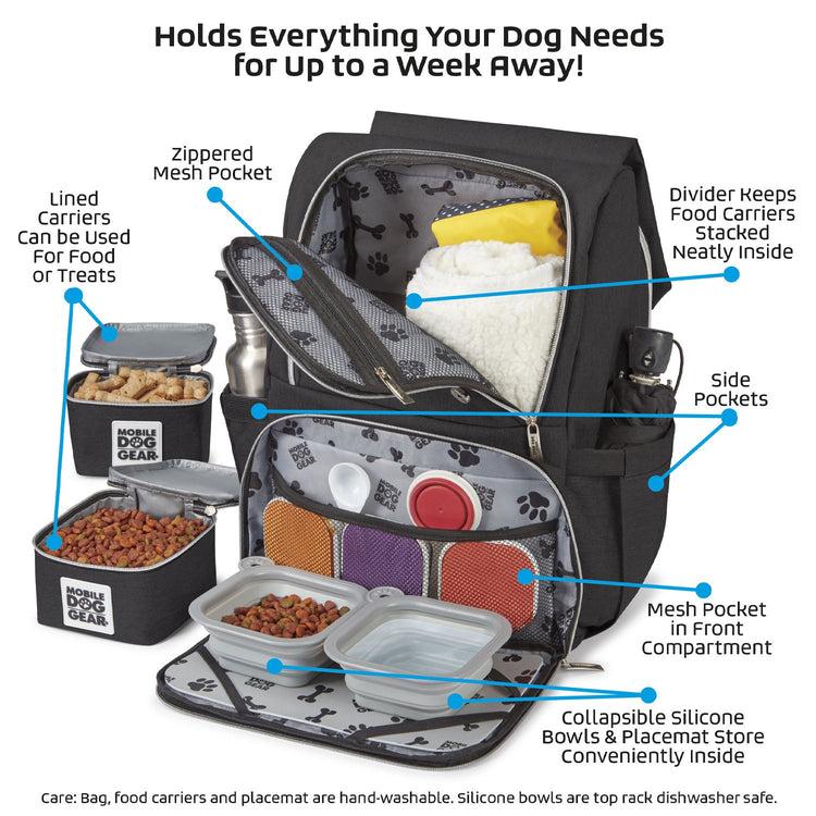 Brookstone Mobile Dog Gear Ultimate Week Away Backpack