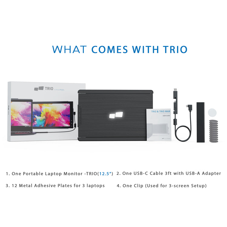 Brookstone Mobile Pixels TRIO 12.5"Portable Laptop Monitor