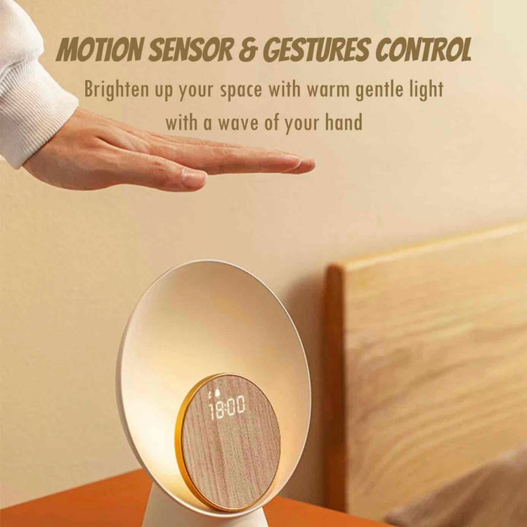 Brookstone Moon Station: Bedside Lamp Wireless Charger Stereo Speaker All In One By INSPECIAL HOME