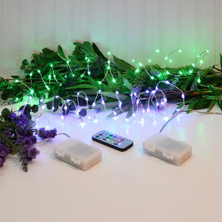 Brookstone Multi Function Battery Operated Fairy String Lights With Remote Control