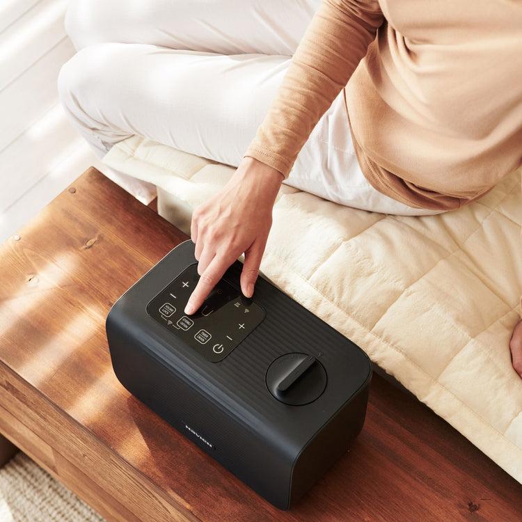 brookstone Navien Mate EQM 580 – EMF-Free Water Heated Mattress Pad Warmer – Dual Temperature Control – WiFi Enabled & Eco-Friendly – Helps Soothe & Relieve Stress Muscle Soreness & Tension