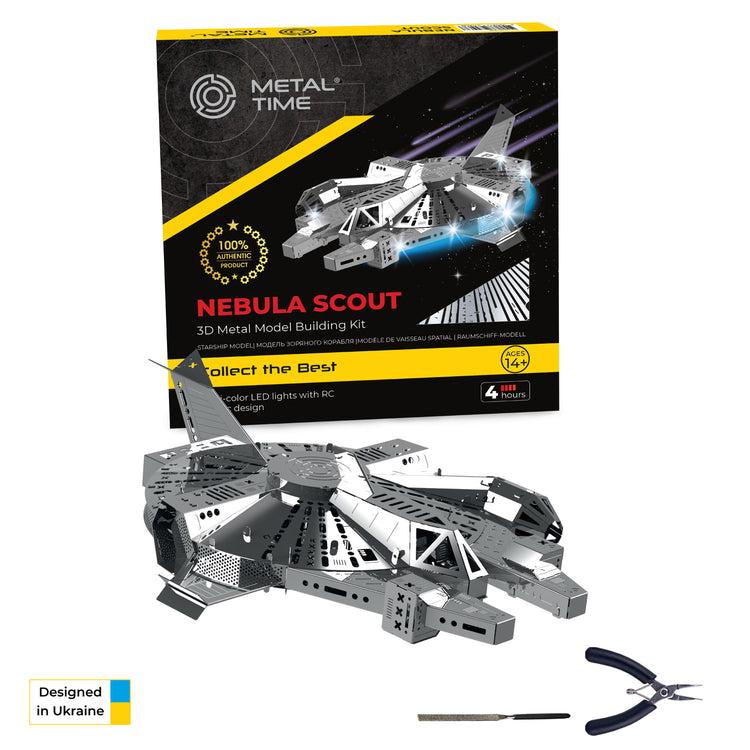 brookstone Nebula Scout Starship electronic metal DIY kit