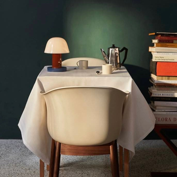 Brookstone Nordic Cute Mushroom Setago Table Lamp - Dimmable Portable Quirky Nursery Light By INSPECIAL HOME