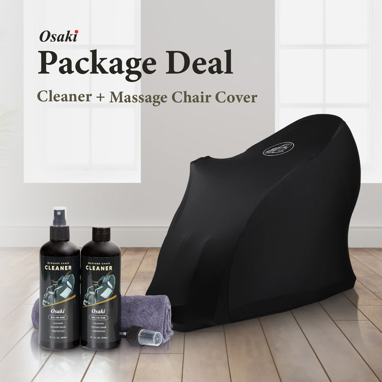 brookstone Osaki Massage Chair Cleaner & Chair Cover Bundle