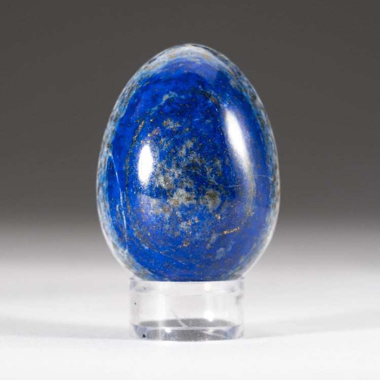 brookstone Polished Lapis Lazuli Egg from Afghanistan (142.2 grams)
