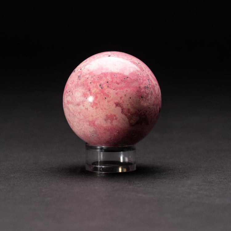 Brookstone Polished Rhodonite Small Sphere From Peru (201.4 Grams)