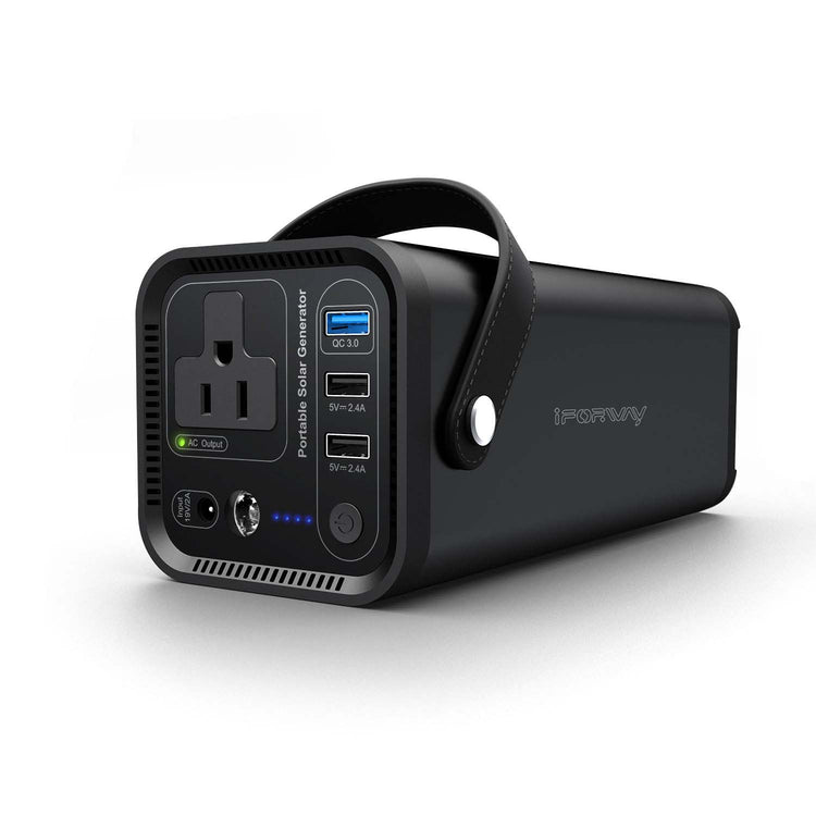 Brookstone PS100 Power Station - 154Wh Portable Solar Generator