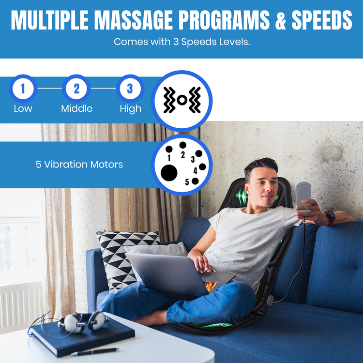 Brookstone Pursonic Chair Cushion With Heat And Vibration By Pursonic