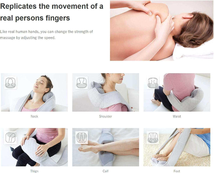 Brookstone Quzy - Premium Neck And Shoulder Massager By Synca Massage Chair