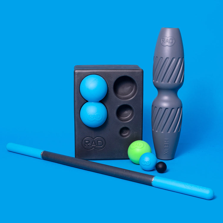 brookstone RAD All-in Kit 5-in-1 Massage Roller Tool Kit