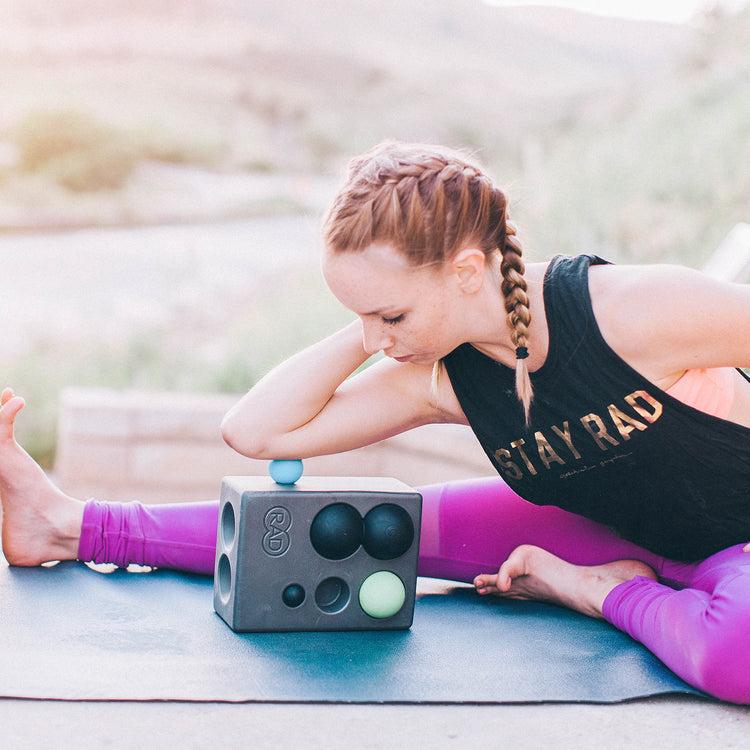 Brookstone RAD Point Release 5-in-1 Massage Tool Kit With Massage Balls And Roller