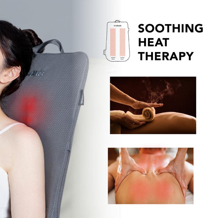Brookstone Relaxing Office Chair With Kneading Back Massage Pad & Heating Therapy