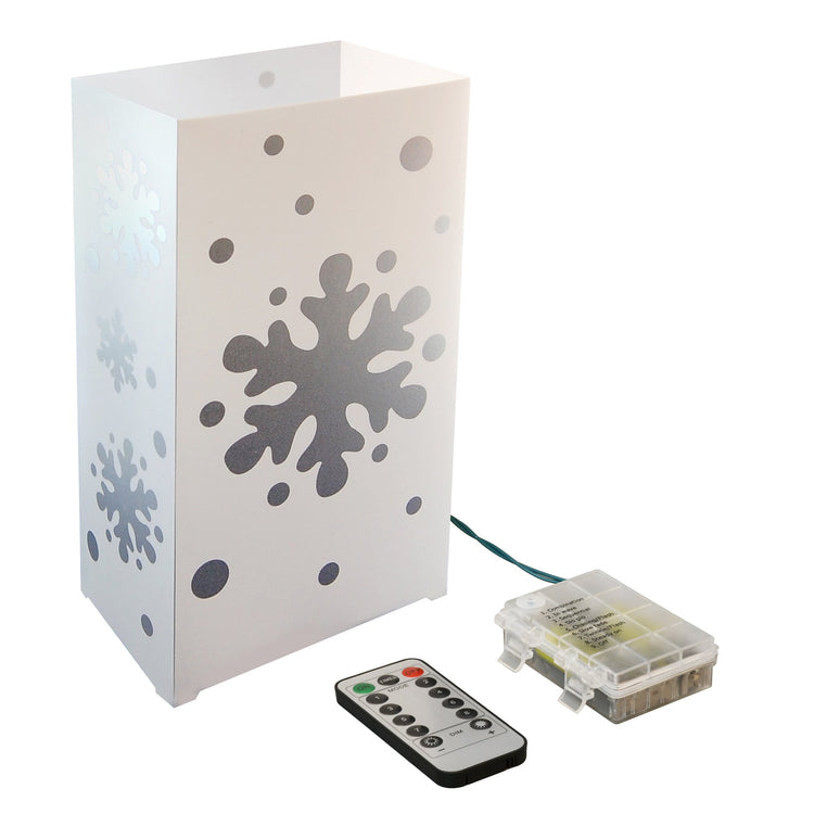 Brookstone Remote Control Battery Operated LED Luminaria Kit