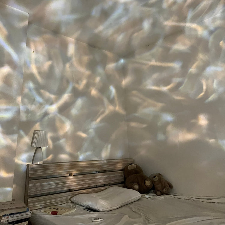 Brookstone Ripple Projector Decorative Table Lamp - Creative Modern Ambient Night Light By INSPECIAL HOME