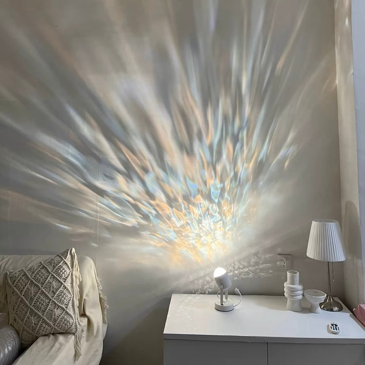 Brookstone Ripple Projector Decorative Table Lamp - Creative Modern Ambient Night Light By INSPECIAL HOME