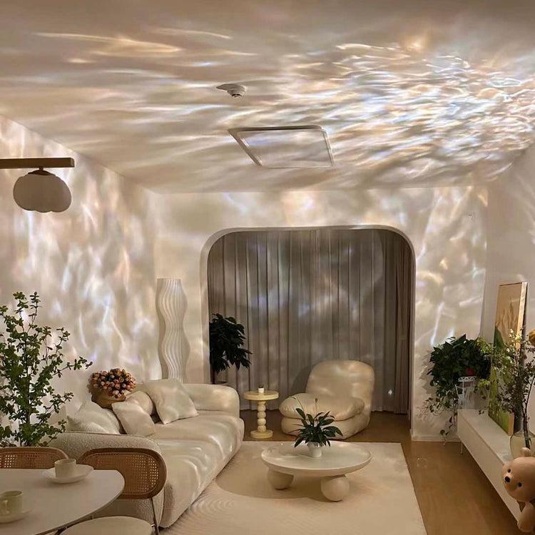 brookstone Ripple Projector Decorative Table Lamp - Creative Modern Ambient Night Light by INSPECIAL HOME