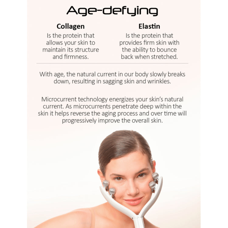 Brookstone RolLift - Reduce Double Chin Redefine Your Jawline Tighten Loose Neck Skin By Numiere - Lumina NRG