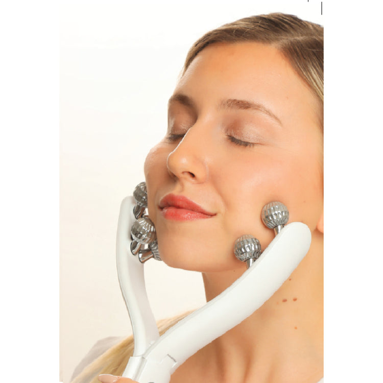 brookstone RolLift - Reduce double chin redefine your jawline tighten loose neck skin by Numiere - Lumina NRG