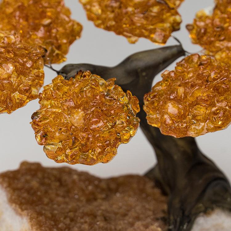 Brookstone Small Citrine Clustered Gemstone Tree On Citrine Matrix (The Money Tree)