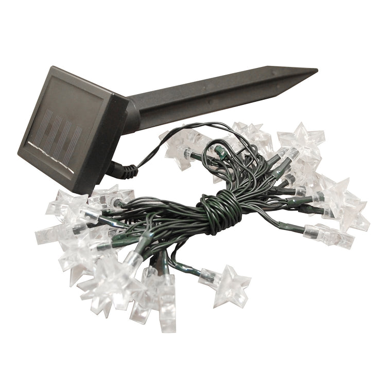 Brookstone Solar Powered Mini String Lights With 30 Stars
