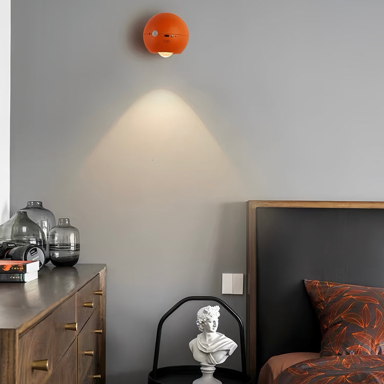 Brookstone Space Age Motion Sensor Night Light: Punch-free Wall Accent Lighting Dimmable Nursery Light Portable Flash Light All-in-One By INSPECIAL HOME