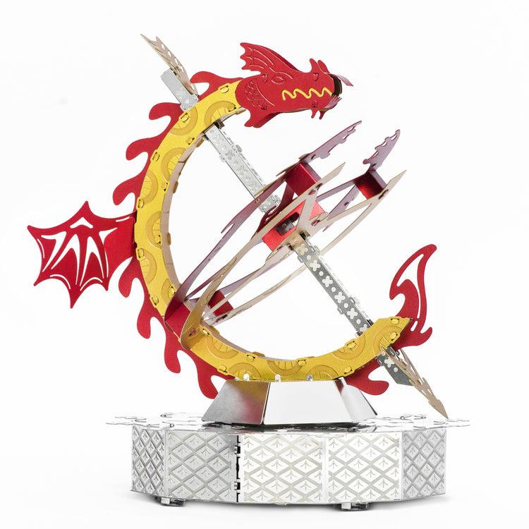 brookstone Sun Chaiser Electronic Desktop Clock metal DIY kit