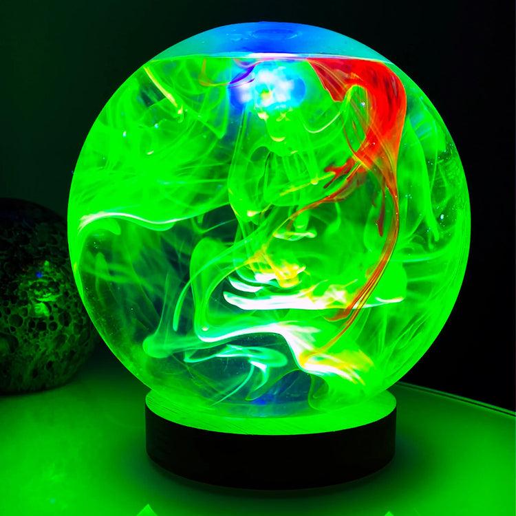 brookstone The FluoroSphere - A Fluorescent Light Show with Colorful FluoroGel