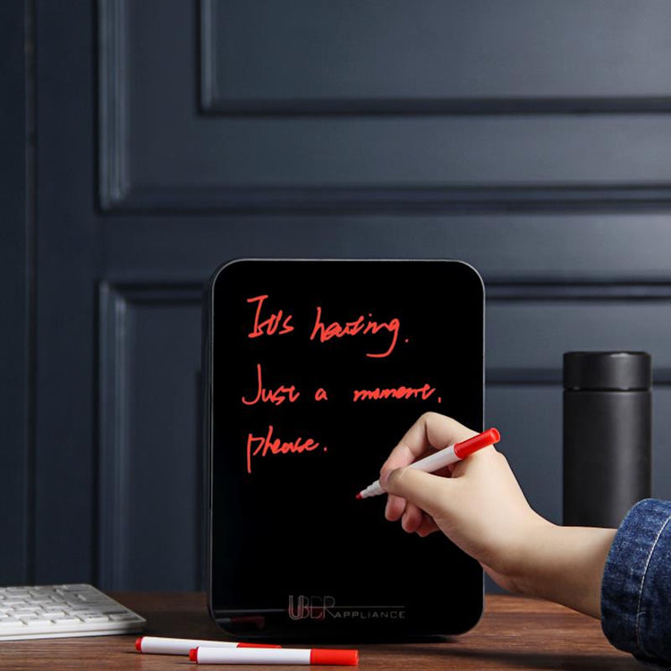 Brookstone Uber Appliance Uber Chill Dry Erase White Board Personal Mini Fridge