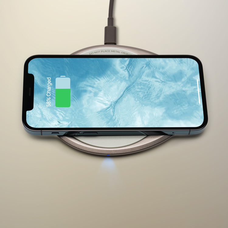 Brookstone Ui 3 Self-Heating Ceramic Mug & Wireless Charger (12oz)