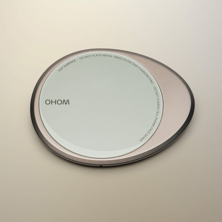 Brookstone Ui Plus Self-Heating Ceramic Mug & Wireless Charger (18oz)