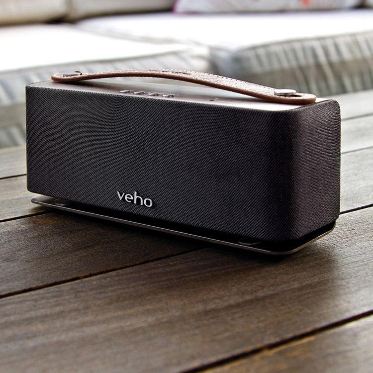 brookstone Veho MR-7 Wireless Bluetooth Retro Speaker