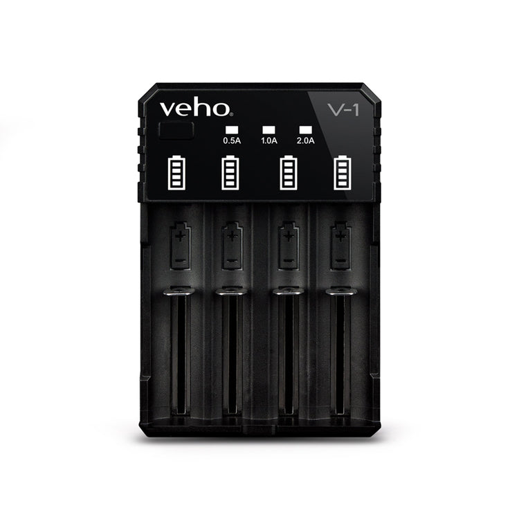brookstone Veho Pebble V-1 Universal USB Rechargeable 5V/2A 18650 Li-ion Battery Charger