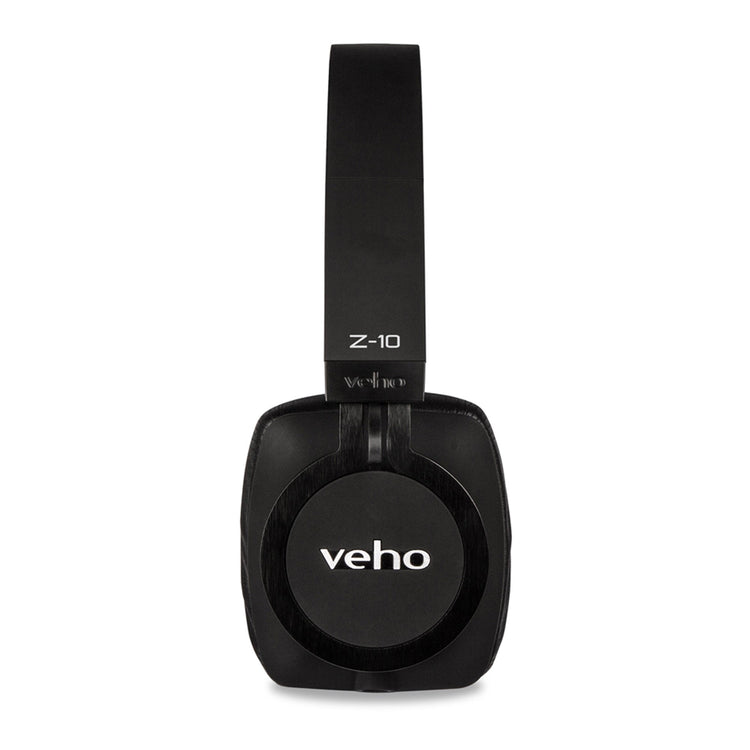 Brookstone Veho Z-10 On-Ear Wired Premium Headphones Black Edition