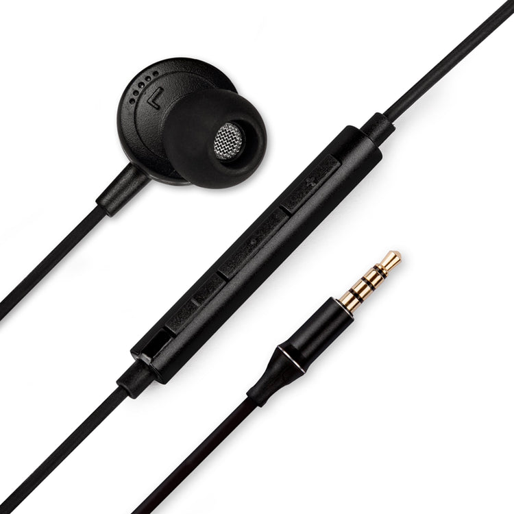 Brookstone Veho Z-3 In-Ear Stereo Headphones With Built-in Microphone And Remote Control – Black
