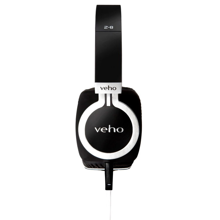 Brookstone Veho Z-8 Designer Aluminium Headphones With Detachable Flex Cord System And Folding Design