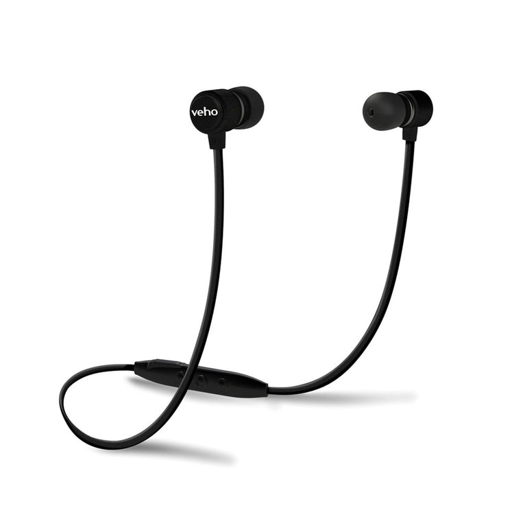brookstone Veho ZB-2 In-Ear Premium Bluetooth Headphones Black